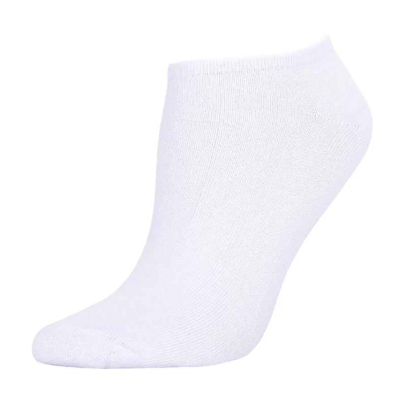 MOPAS COTTEN BLEND NO SHOW SOCKS (30043_WT-D)