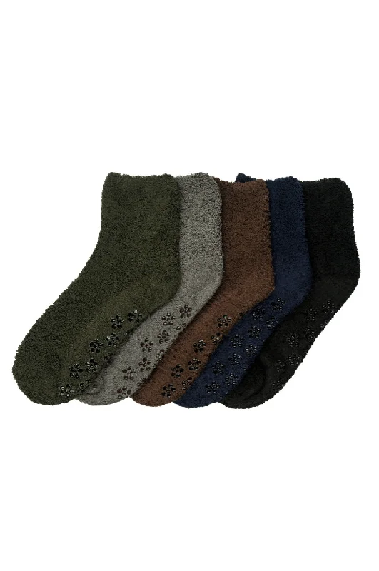 MOPAS PLUSH SOFT SOCKS NON SKID (30302_PLAIN3)