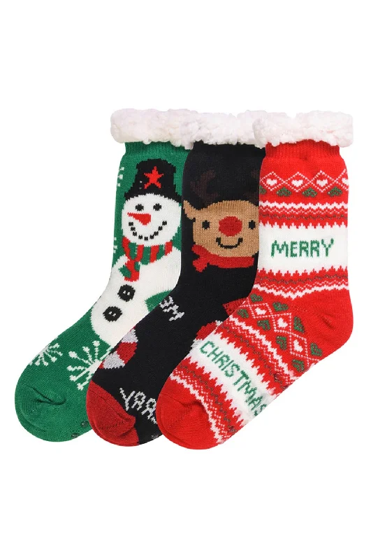 MOPAS COZY THERMAL NON-SKID SOCKS (40302_XMAS)