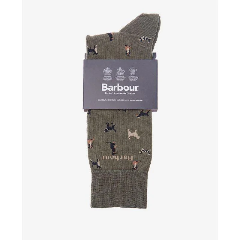 Barbour Mavin Sock - Mid Olive