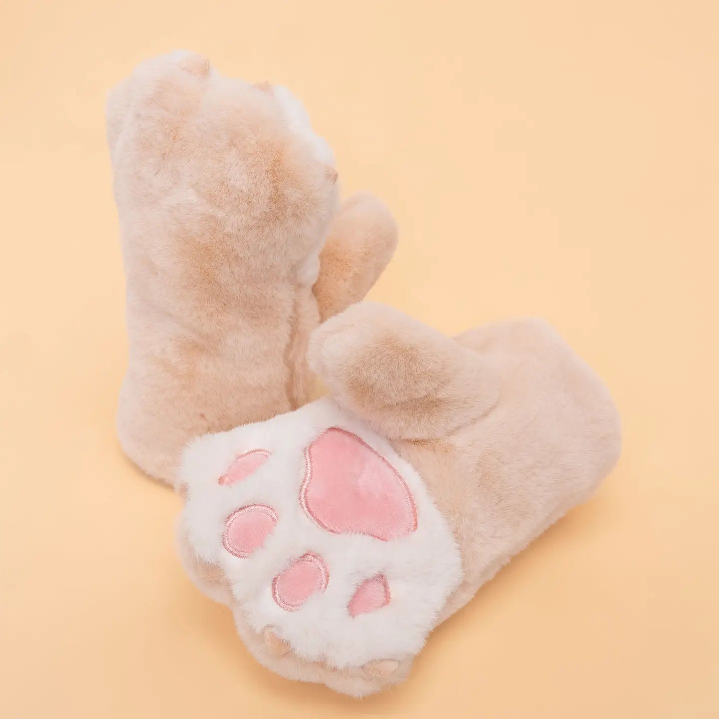 Bear Paw Fluffy Kid’s Mittens