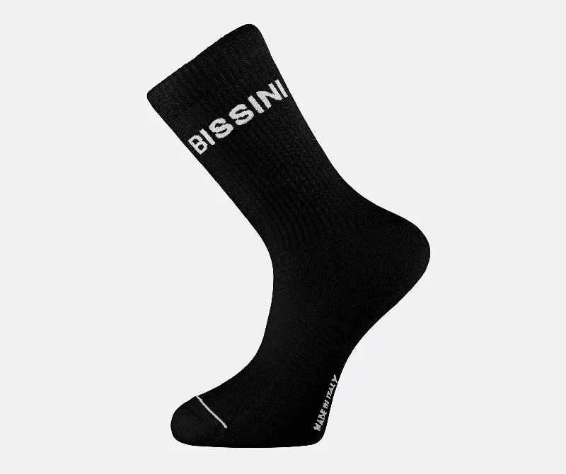 Black Sport / Gym Socks 6" Cuff