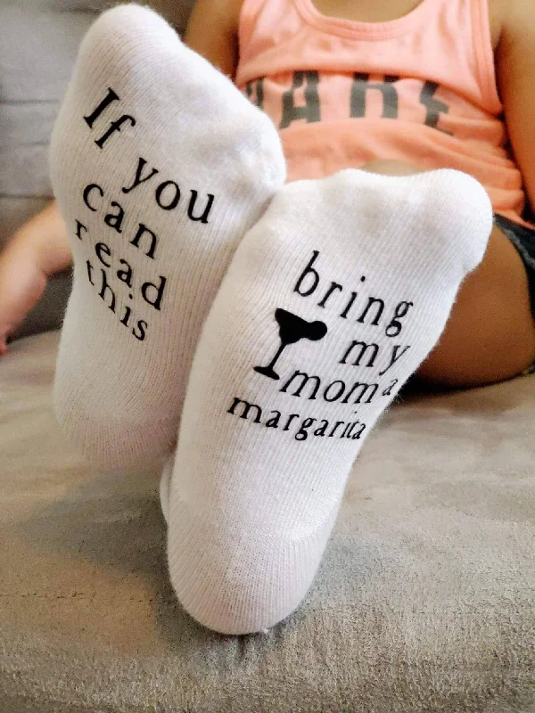 Dorothy's Reason/Bring my Mom a Margarita Baby Socks | Items for Moms | Baby