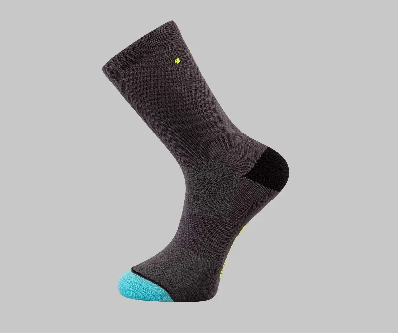 Cobalt Grey Cycling Socks