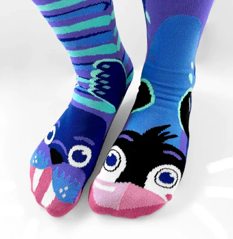 Walrus and Penguin | Kid Socks| Pals Fun Mismatched Socks