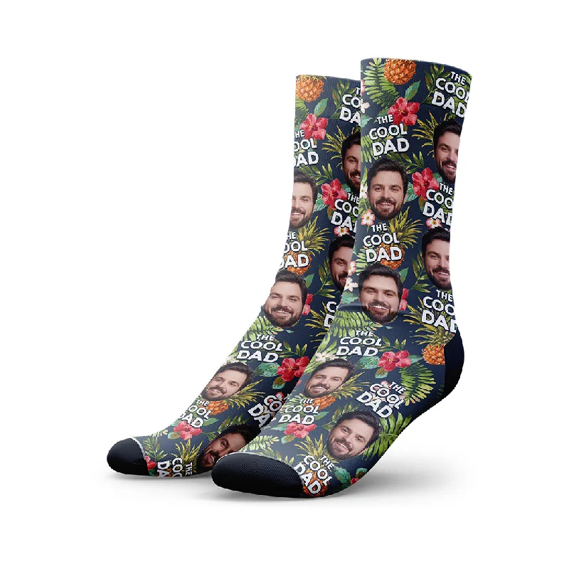 Custom Cool Dad Tropical Socks