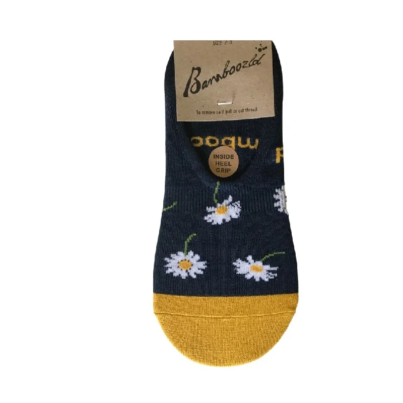 Daisy No Show Women's Socks in Queen Size