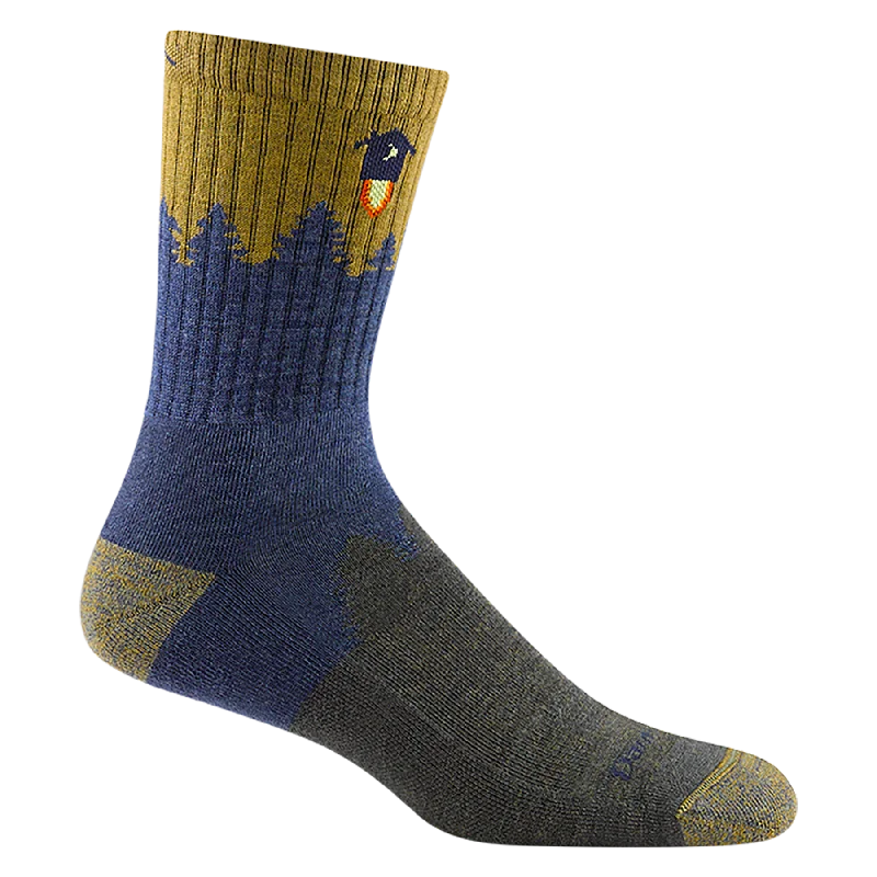 Darn Tough MEN'S NUMBER 2 MICRO CREW MIDWEIGHT HIKING SOCK 1974 - Denim