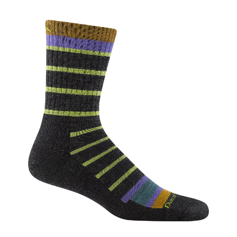 Via Ferrata Micro Crew Midweight Hiking Sock - Charcoal