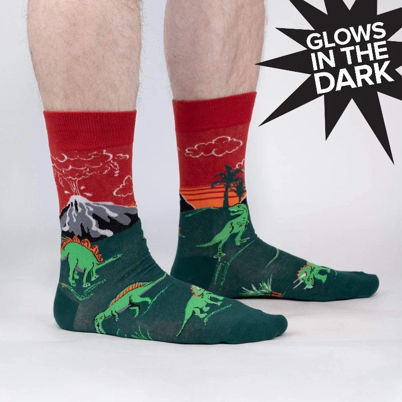 Dinosaur Days | Glow in the Dark | Men's Crew