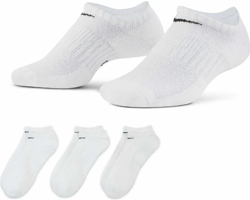 Everyday Cushion No-Show (3 Pair) Adult Training Socks