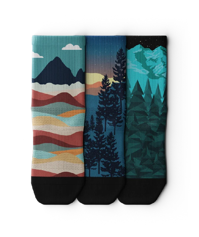 Explore Quarter Socks 3-Pack