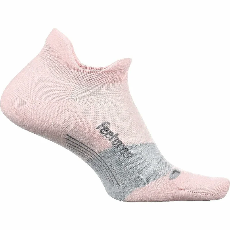 Feetures Elite Light Cushion No Show Tab Running Socks - Pink