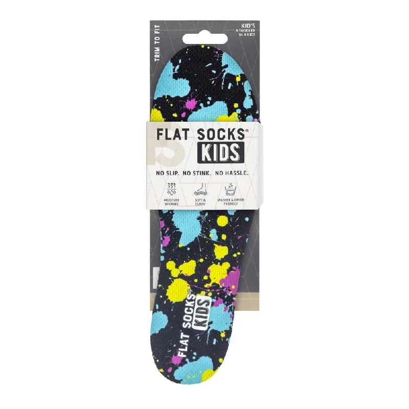 Paint Splatter FLAT SOCKS Kids