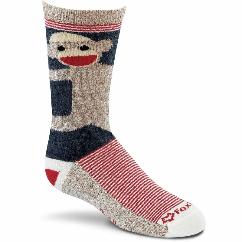 Fox River Kids Monkey Hugs Crew Socks