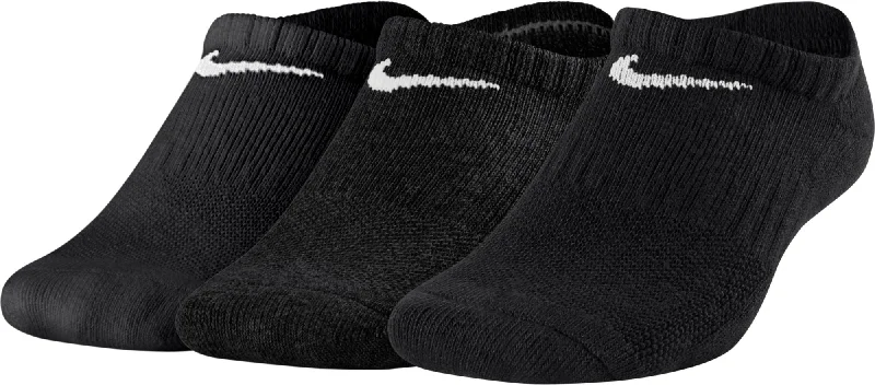 Kid's Performance Cushioned No-Show Training Socks (3 Pair)