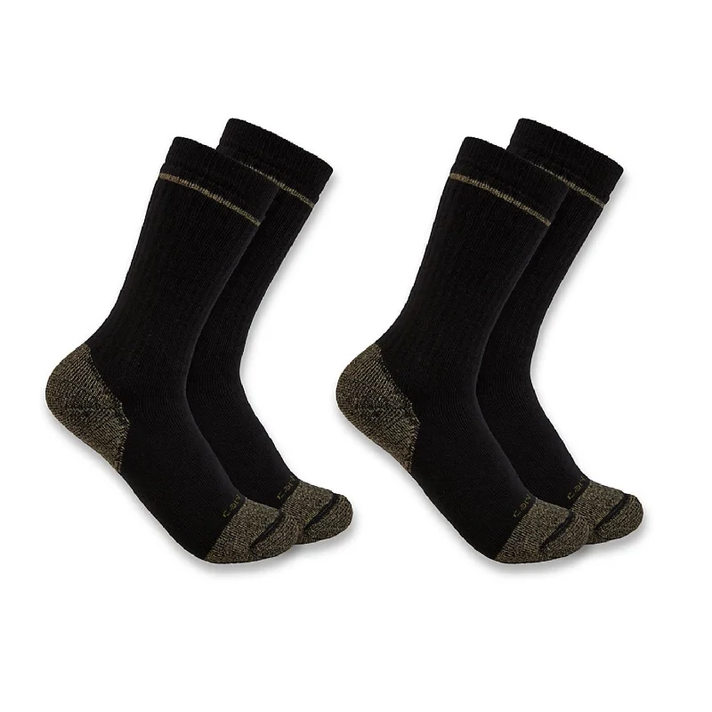 Men's Midweight Cotton Blend Steel Toe Boot Sock 2-pack SB5552