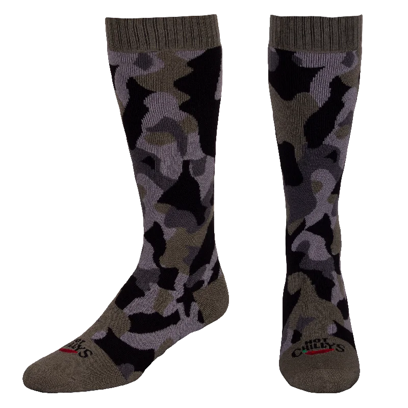 Men's Mid Volume Sock - Textured Camo