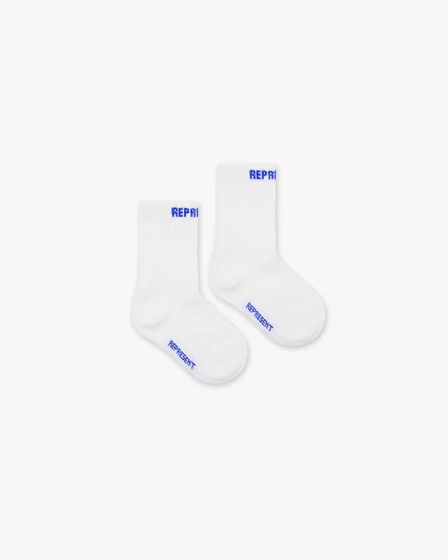 Mini Represent Socks - 3 Pack - Cobalt