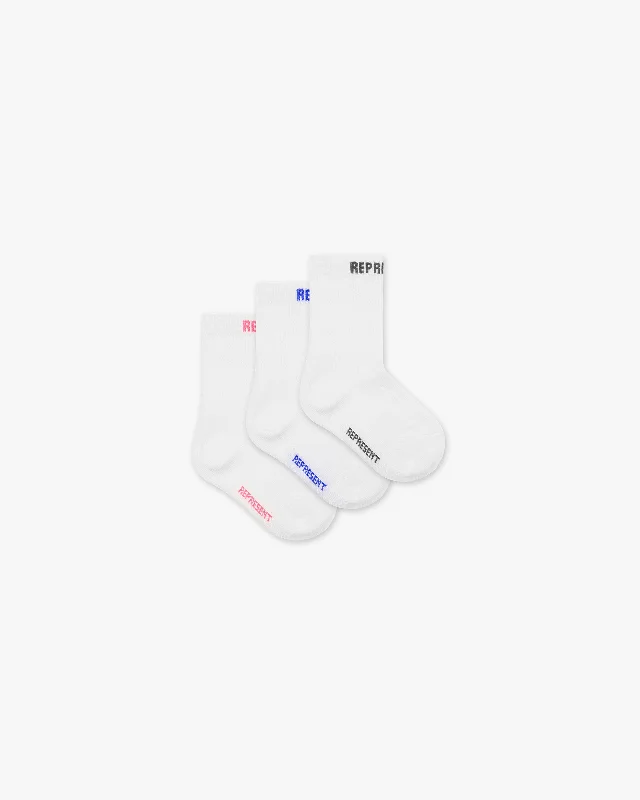 Mini Represent Socks - 3 Pack - Mixed 3 Pack