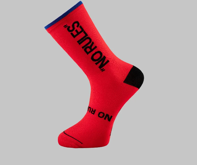 No Rules - Cycling Socks - Red