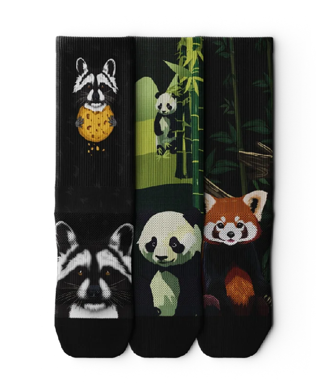 Pandaz Crew Socks 3-Pack