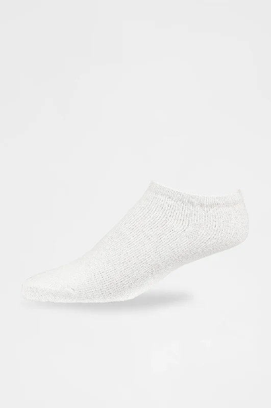 POWER CLUB NO SHOW SPORTS SOCKS (PC294_WHITE)