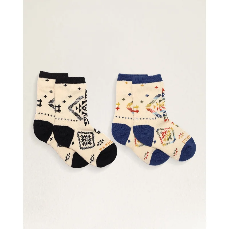 Pendleton Kids Wild Blooms 2-Pack Socks