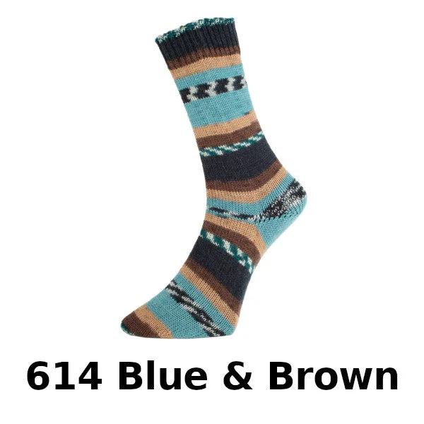 614 Blue and Brown