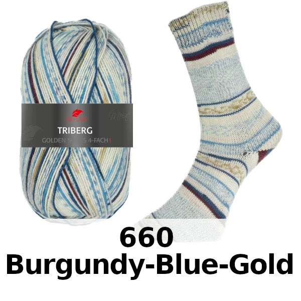 660 Burgundy-Blue-Gold