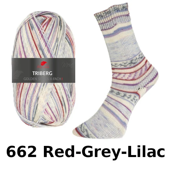 662 Grey-Red-Lilac