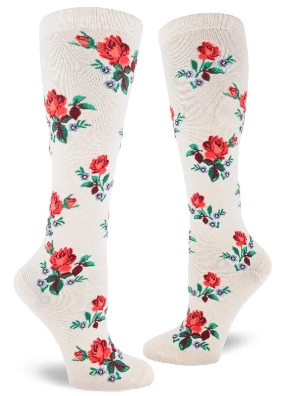 Red Rose | Women's Knee-high