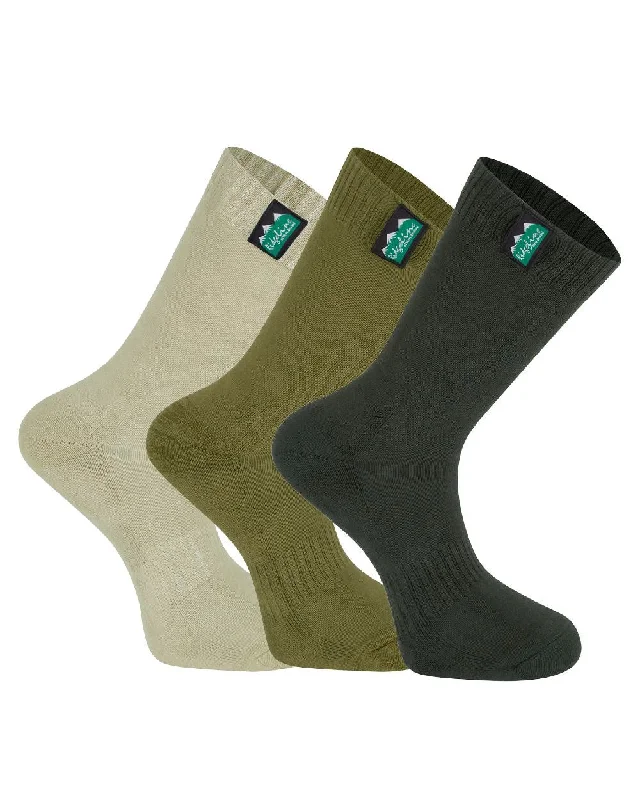 Ridgeline Cotton Work Socks Mid Length