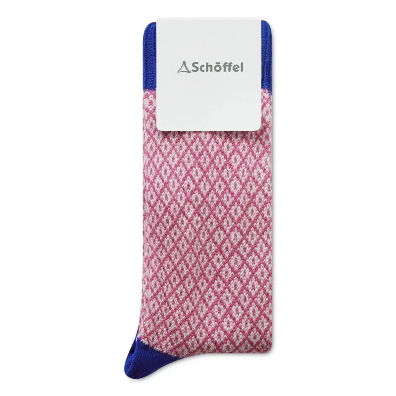 Schoffel Braemar Ladies Merino Socks - Cobalt Blue (UK 4-7)