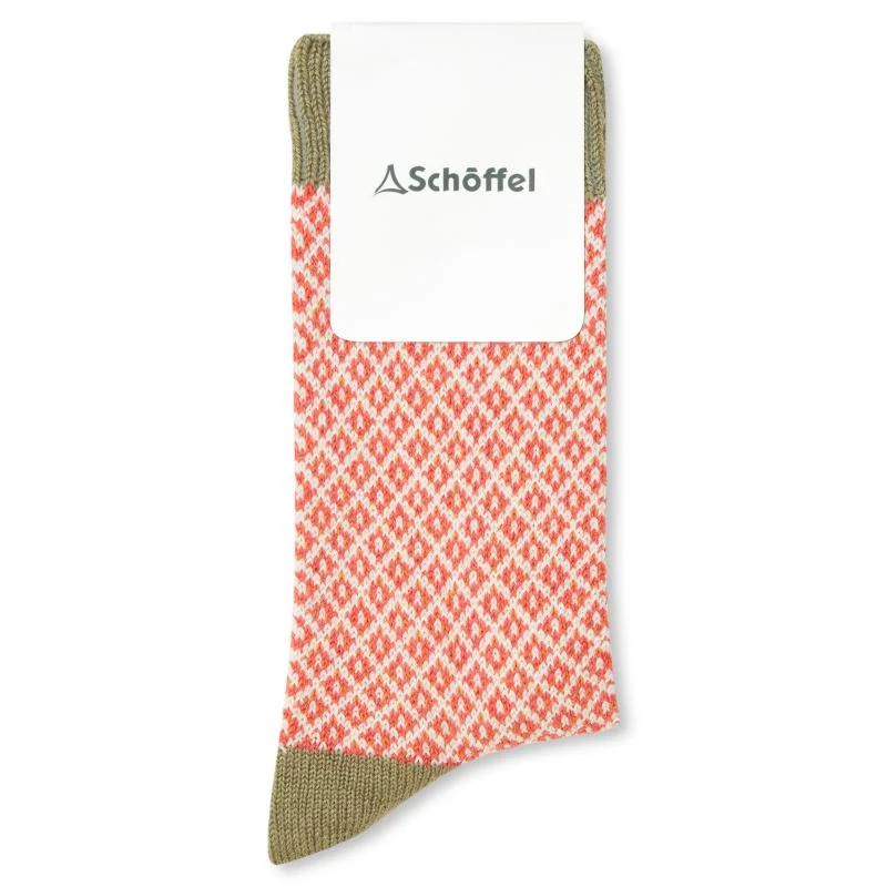 Schoffel Braemar Ladies Merino Socks - Olive (UK 4-7)