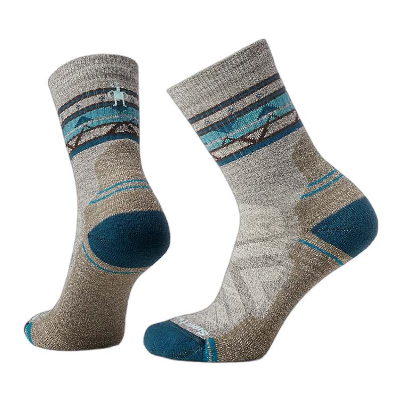 Women's Hike Light Cushion Zig Zag Valley Mid Crew Socks