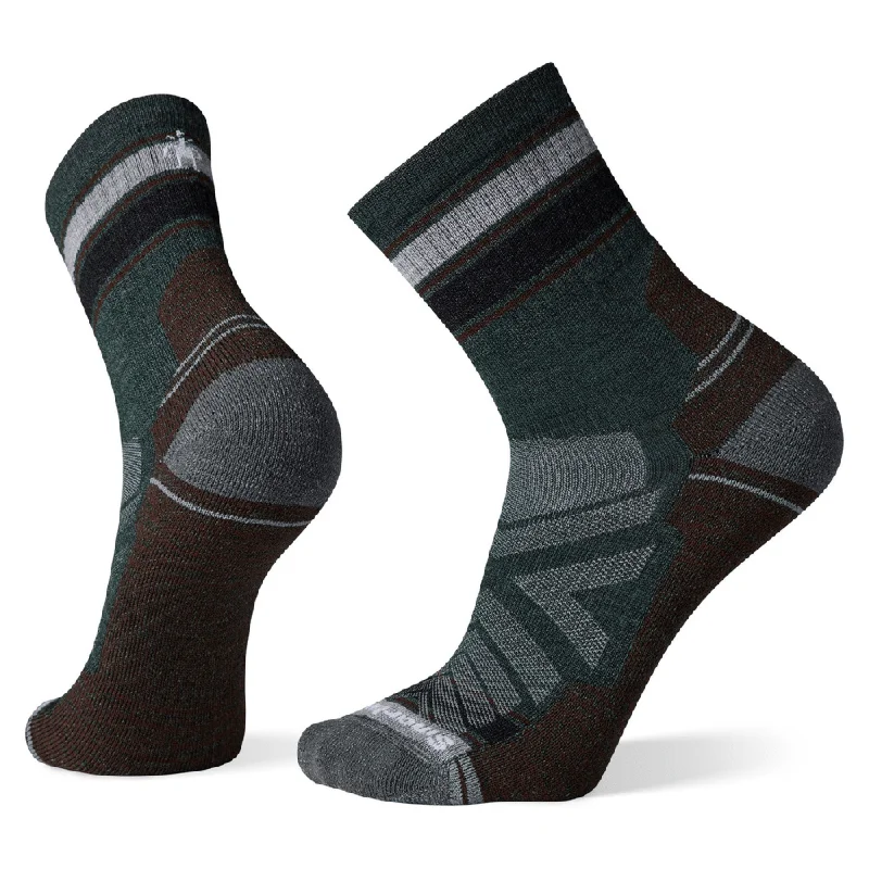 Smartwool Hike Light Cushion Striped Mid Crew Socks - SW01609 - Multi Colours