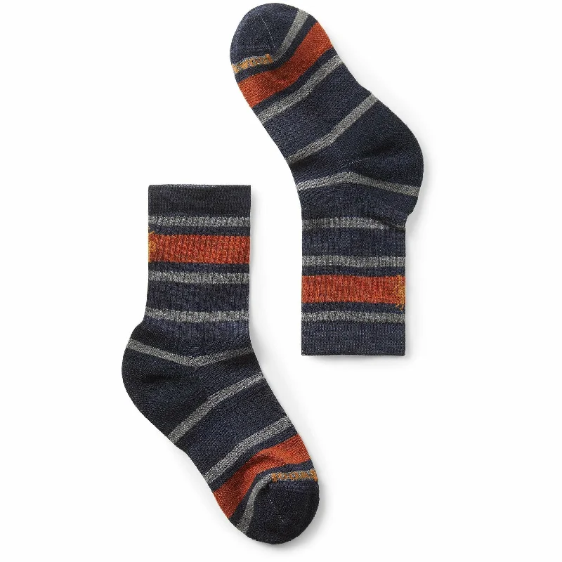 Smartwool Kids Hike Light Cushion Striped Crew Socks