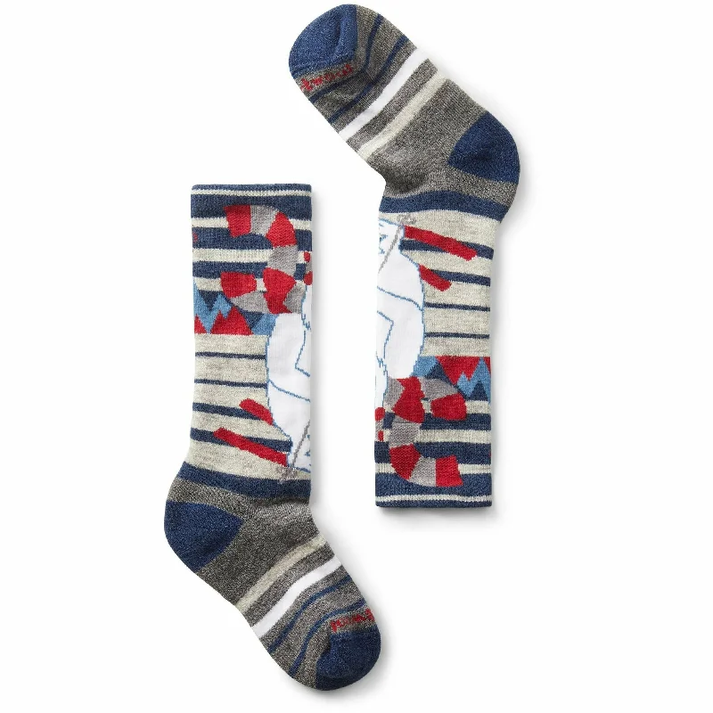 Smartwool Kids Wintersport Full Cushion Yeti Pattern Over-The-Calf Socks