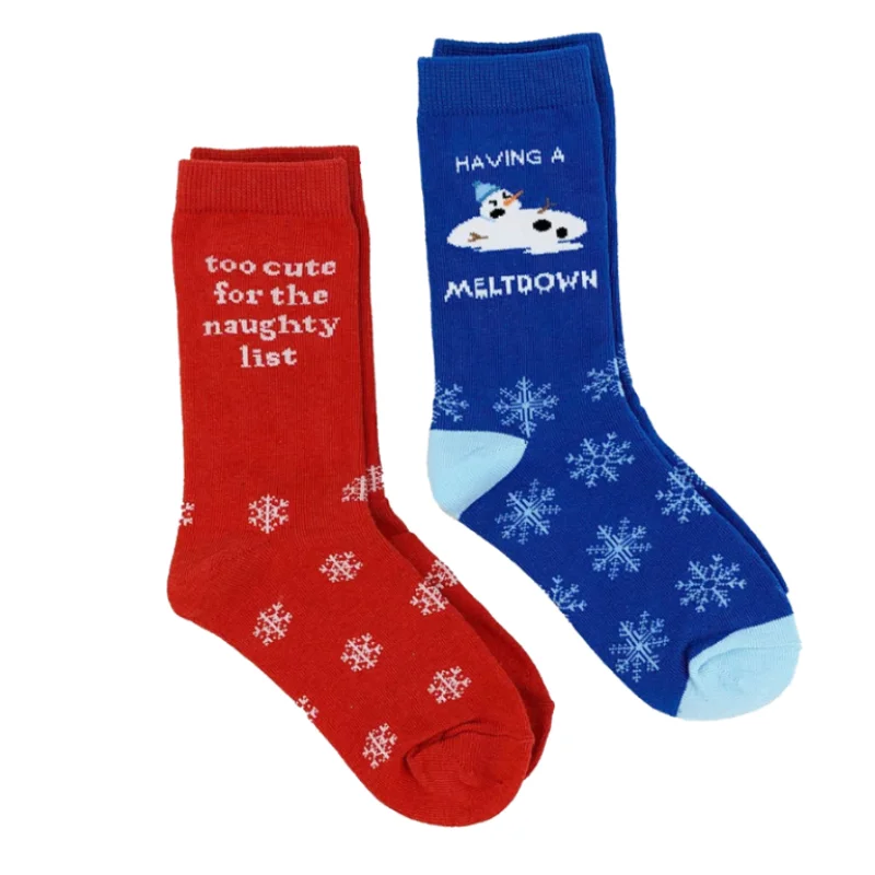 Sock Harbor Holiday 2-pack kids' socks