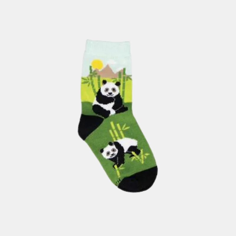 Socks Kids Happy Panda - Mint 2-4 years