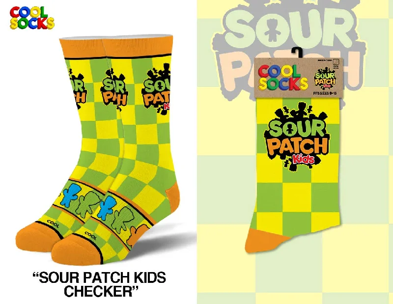 Sour Patch Kids Checkers - Mens Crew Folded