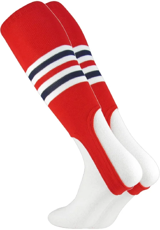 Striped Baseball Stirrups 7 Inch Pattern I