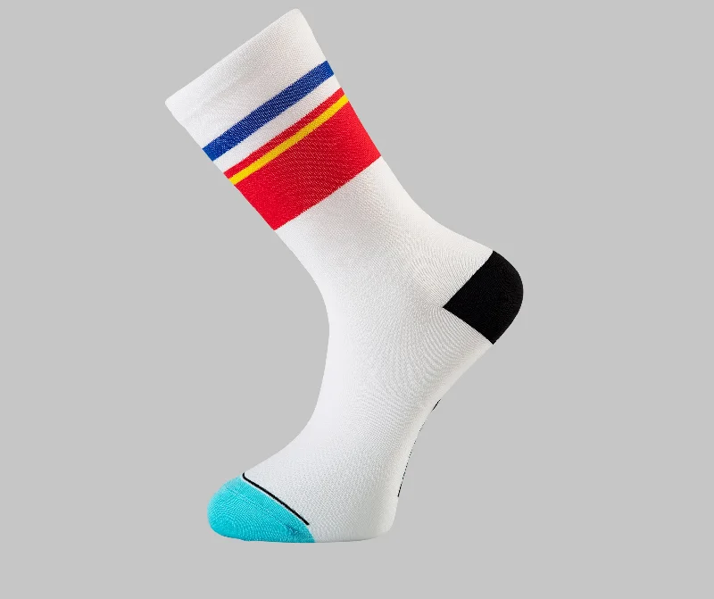 Tempo Cycling Socks - White