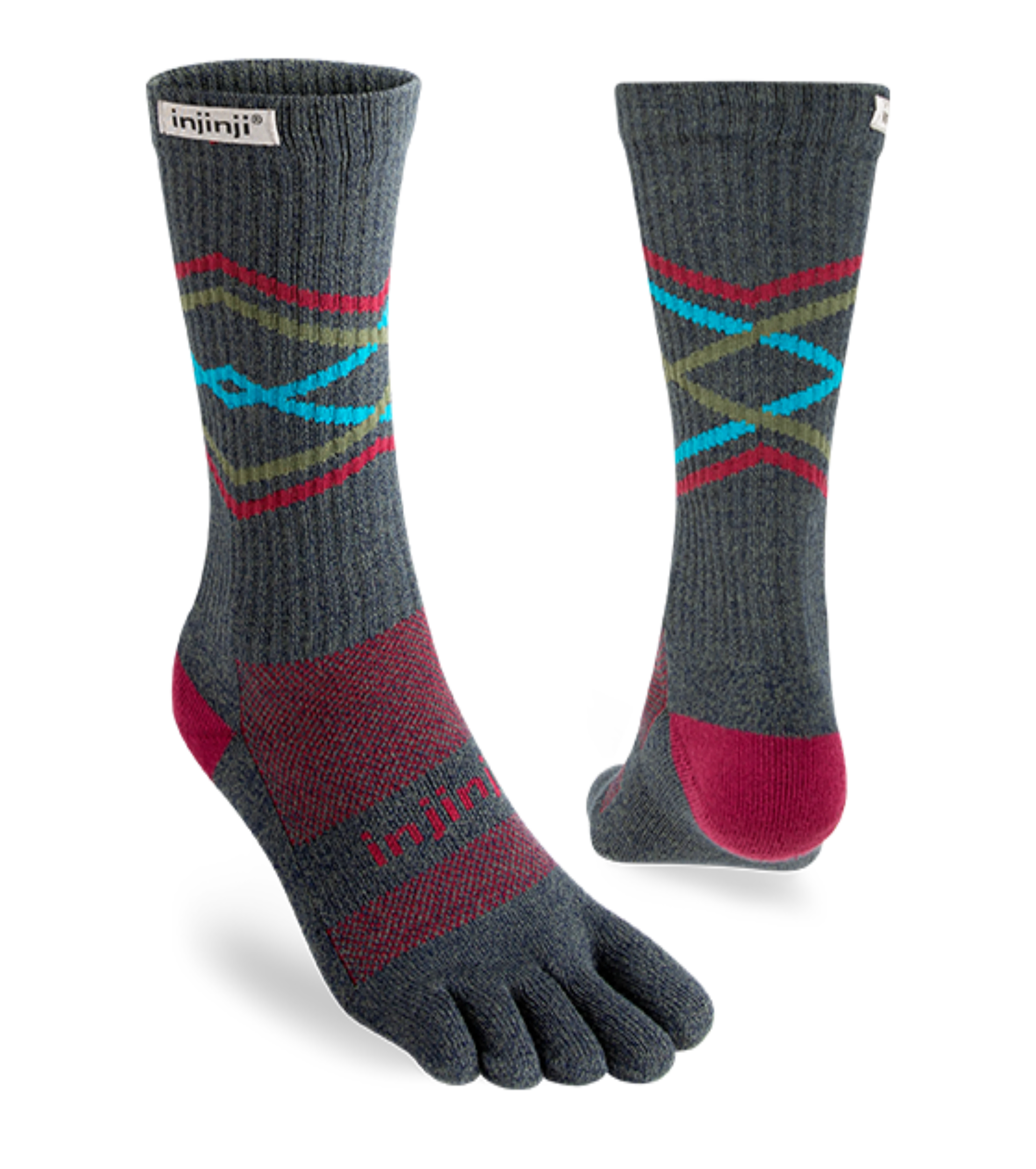 Toe Socks: Trail Midweight Crew