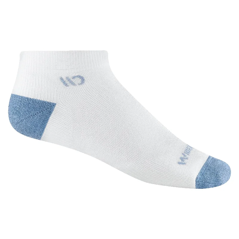 Wide Open Womens Solid Cushioned No Show Socks