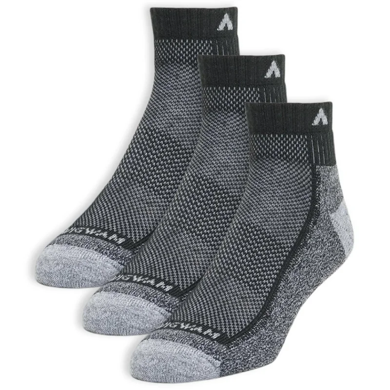 Wigwam Cool-Lite Hiker Quarter Midweight 3-Pack Socks