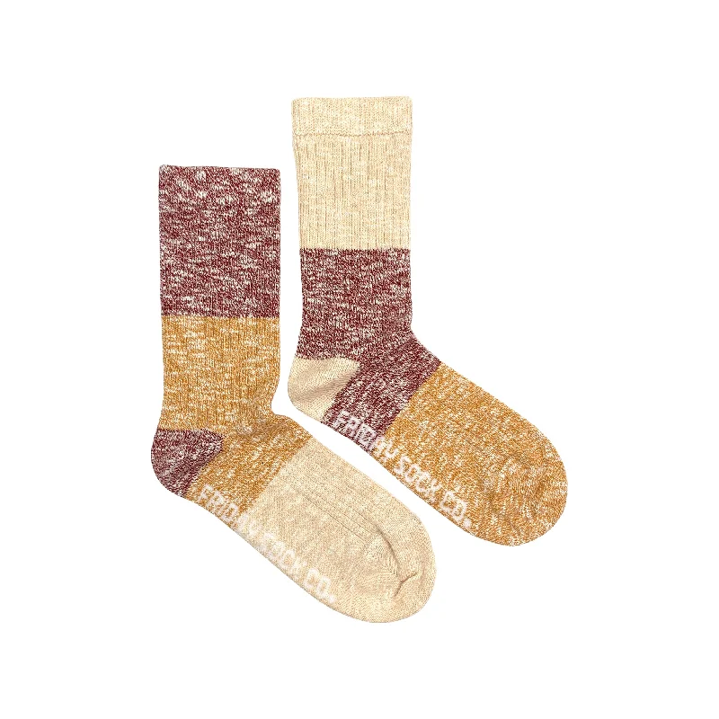 Women's Autumn Leaves Camp Socks