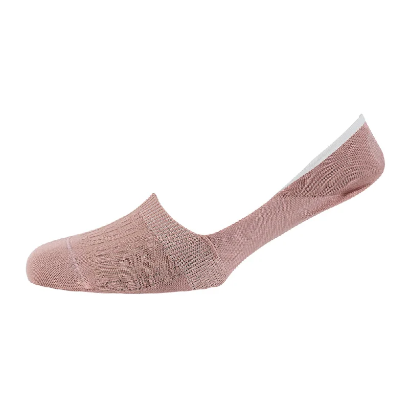 Women's Cable Mercerised Cotton Invisible Socks