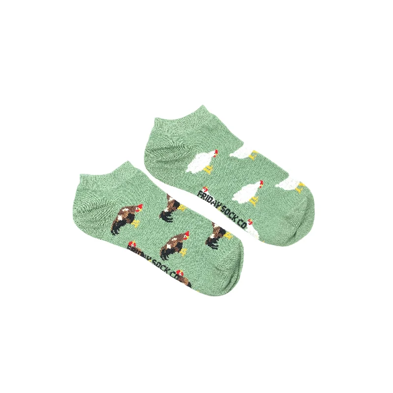 Women's Chicken & Rooster Ankle Socks